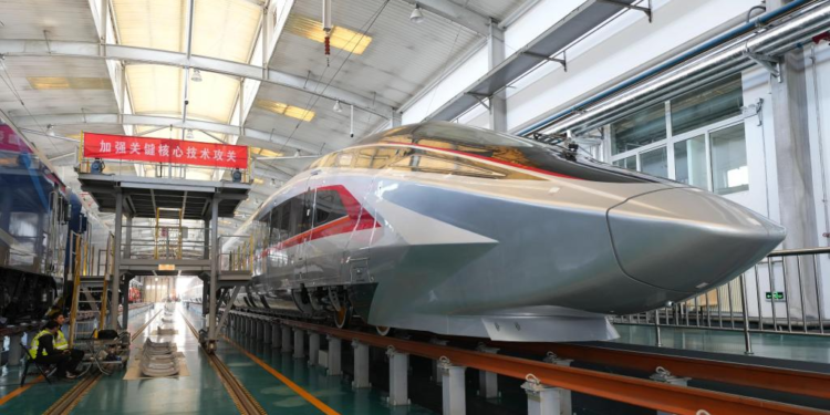 China’s CR450 bullet train set to break speed records