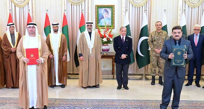 Pakistan, UAE sign key agreements during visit of UAE Crown Prince to Pakistan where he was accompanied by high level delegation.