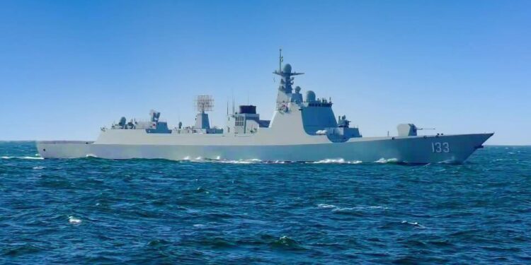Chinese naval ships arrive in Pakistan for AMAN-2025
