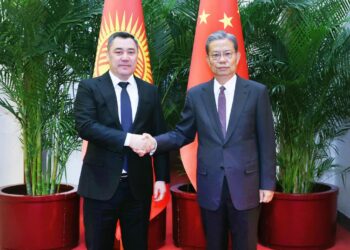 China's top legislator meets with Kyrgyz president