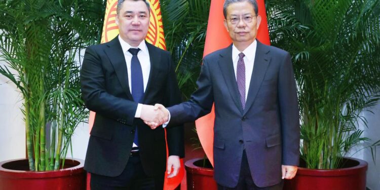 China's top legislator meets with Kyrgyz president