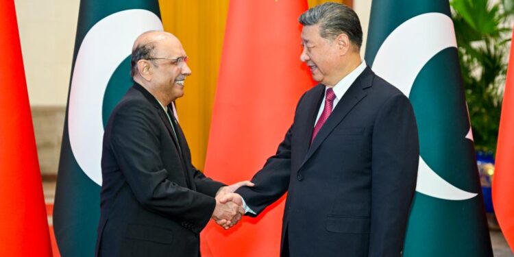 Xi holds talks with Pakistani president in Beijing