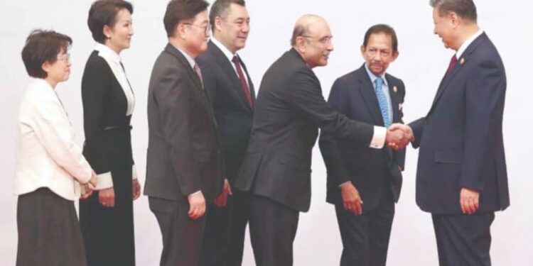 President Zardari attends 9th Asian Winter Games opening in Harbin