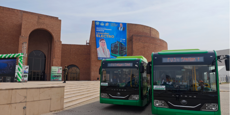 Punjab introduces Chinese Electric Buses for Green Transport