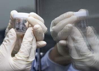 China showcases lunar samples in an exhibition in Beijing