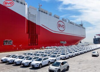 BYD Shenzhen sets sail with over 7,000 NEVs for Brazil