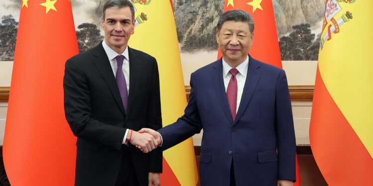 Xi meets Spanish PM Sanchez in Beijing