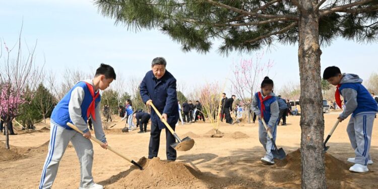 Xi emphasizes collective efforts to build Beautiful China