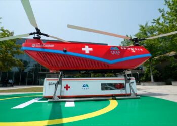 China launches world’s first emergency medical rescue drone