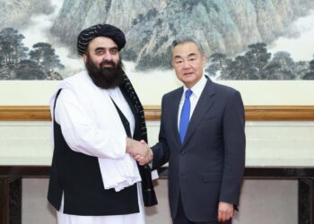 Chinese FM meets Afghan Acting Foreign Minister
