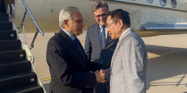 Deputy PM and FM Ishaq Dar arrives in China