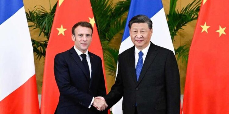 Xi, Macron reaffirm contribution in maintaining international order
