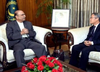 Chinese Ambassador meets President Zardari amid India tensions