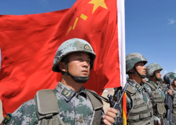 Military delegation of African officers visit China