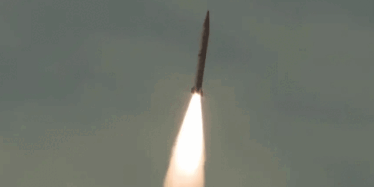 Pakistan launches Abdali missile during exercise INDUS