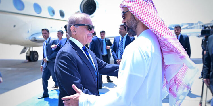 PM Shehbaz arrives in UAE for high-level talks
