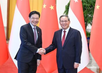 Chinese Premier meets Singaporean PM