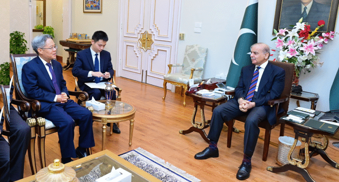 Chinese Ambassador meets Prime Minister Shehbaz Sharif