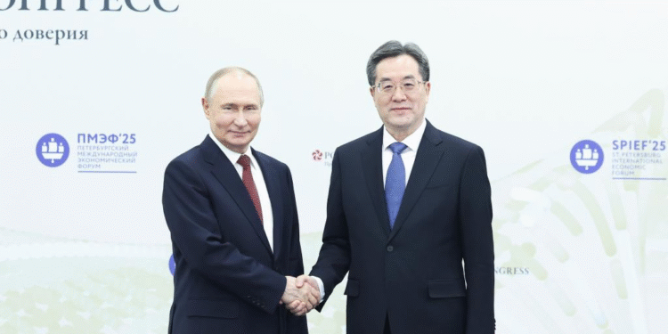 Chinese vice premier meets Russian President Putin