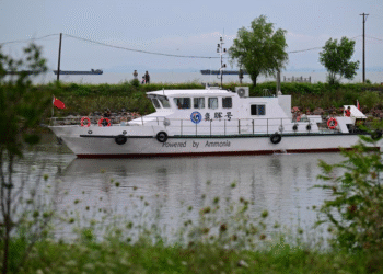 China conducts maiden voyage of world’s first ammonia-powered ship