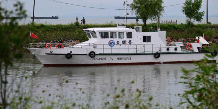 China conducts maiden voyage of world’s first ammonia-powered ship