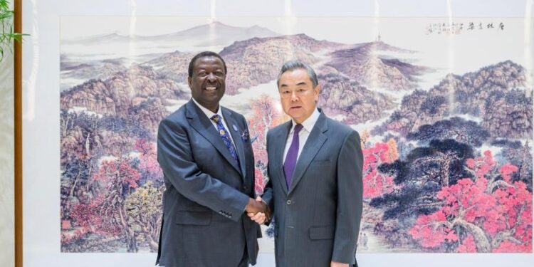 Wang Yi meets with African foreign ministers