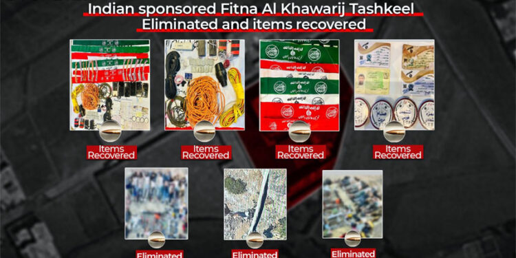 Security forces eliminate 30 Indian-sponsored terrorists in Waziristan