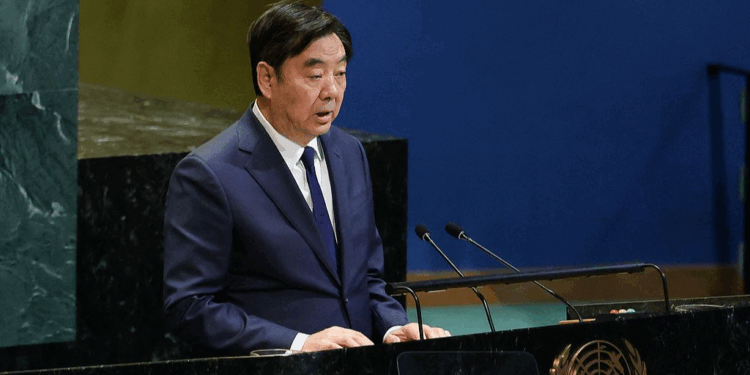 China Reaffirms Two-State Solution at UN
