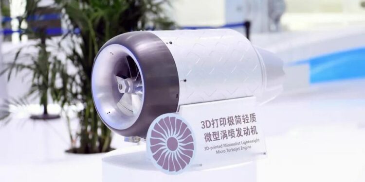 China tests first 3D-printed jet engine