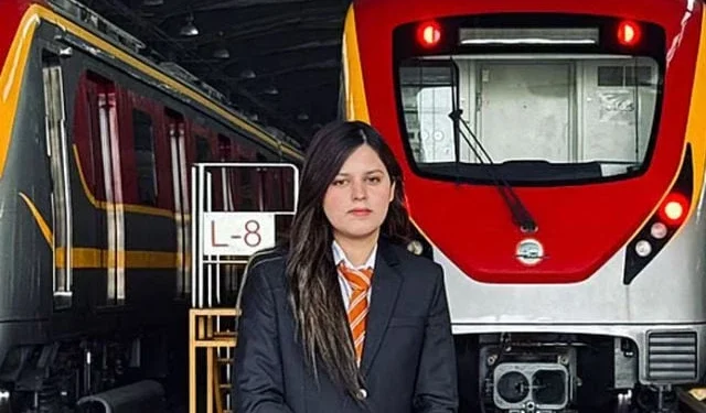 Nida Saleh becomes Pakistan’s First Female Train Driver