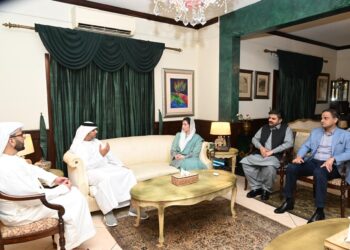 UAE Envoy calls on First Lady Aseefa Bhutto