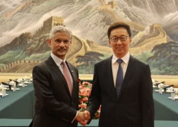 Chinese Vice President meets Indian FM Jaishankar