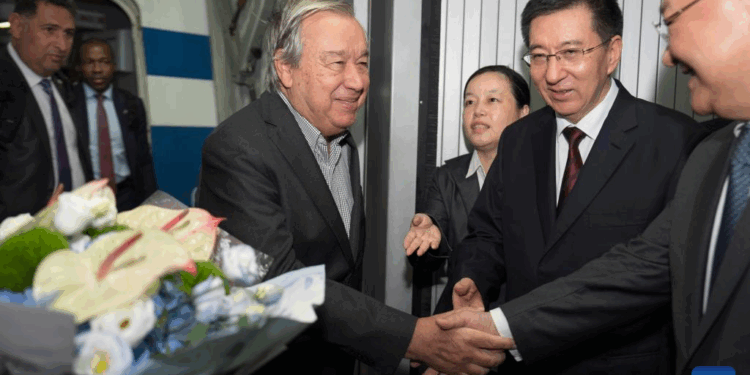 UN Chief Guterres in Beijing for SCO Summit 2025