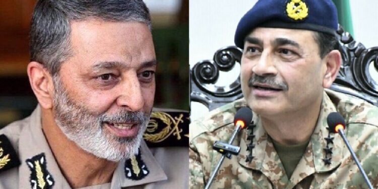 Pakistan, Iran Military Chiefs Vow to Eliminate Terrorism