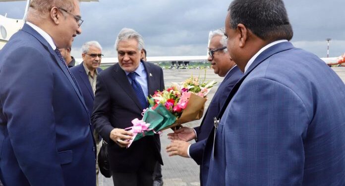 Dar Lands in Bangladesh, Ends 13-Year Gap in FM Visits