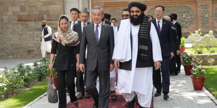 Chinese FM Wang Yi Meets Afghan FM Muttaqi