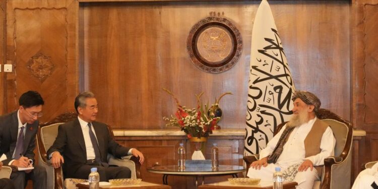 Afghan PM Meets Chinese Foreign Minister