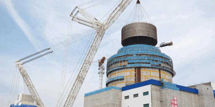 CB20 Module Installed at Haiyang Unit 3 Milestone