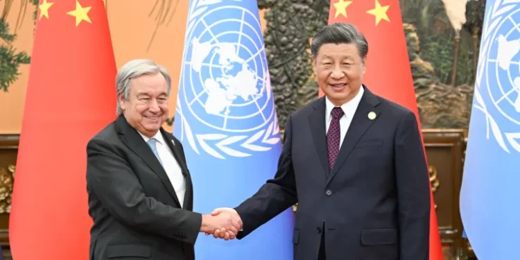 President Xi Jinping Meets with UN Secretary General
