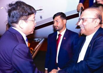 President Asif Ali Zardari Arrives in Shanghai