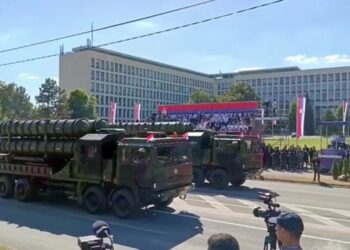 Serbia Military Parade Showcases Chinese Missile Systems