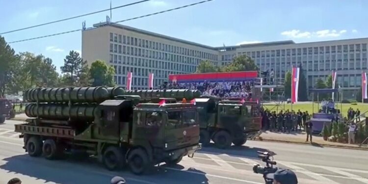 Serbia Military Parade Showcases Chinese Missile Systems