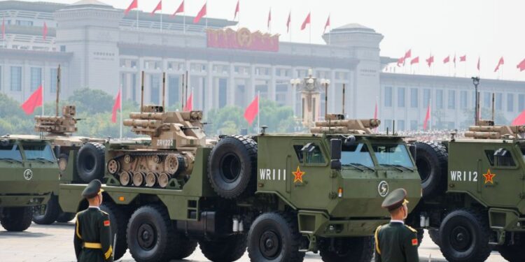 China Showcases Unmanned Ground Combat Systems at V-Day