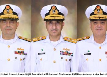 Three Pakistan Navy Officers Promoted to Rear Admiral