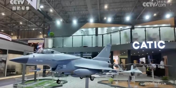 China showcases J-35A, J-10CE, drones, and engines at Dubai Airshow 2025, highlighting advanced aviation products for Middle East markets.