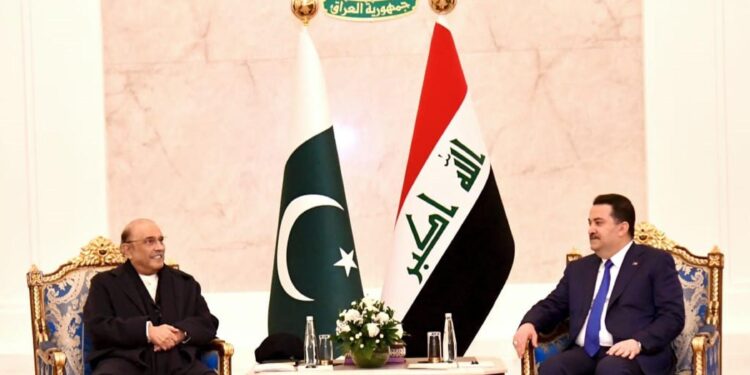 President Zardari, Iraqi PM discuss trade defence cooperation