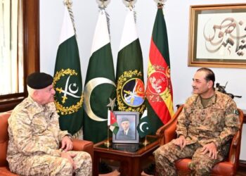 Jordan CJCS Meets Pakistan COAS Asim Munir