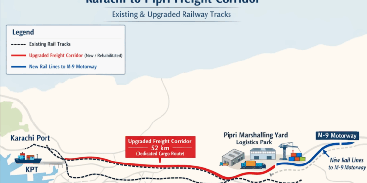 CPEC Pipri Freight Corridor Links Karachi