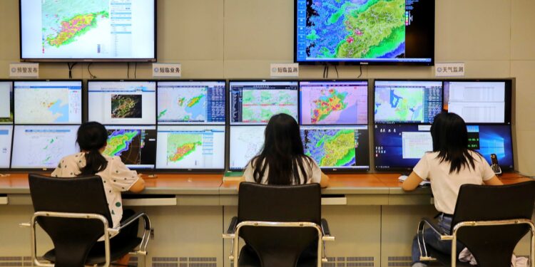 China Turns to AI for Weather Warnings