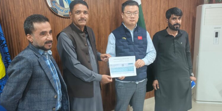 Chinese Firm Donates Rs1 Million to Gwadar